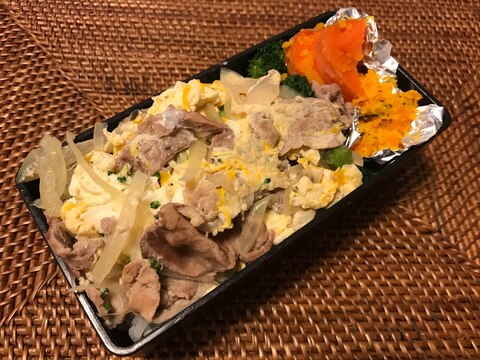 時短弁当 （丼もの編）ぶた丼